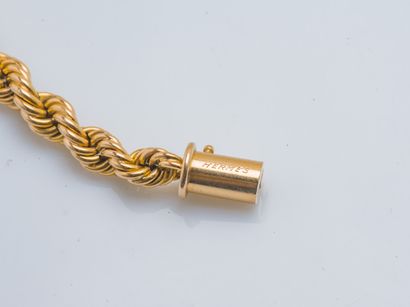 HERMES
Collier ras de cou en or jaune 18...