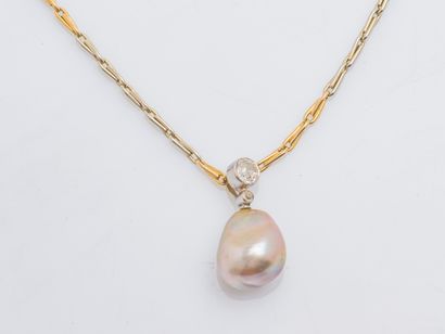 Chaine en or jaune 18 carats (750 millièmes)...
