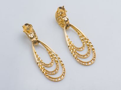 JANCA
vers 1980
Paire de pendants d'oreilles...