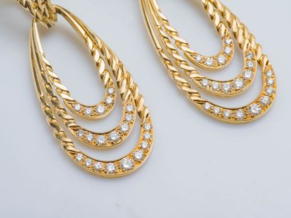 JANCA
vers 1980
Paire de pendants d'oreilles...