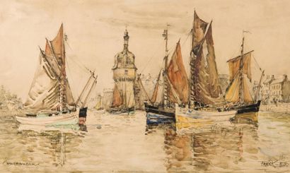 FRANCK WILL (1900-1951)
Le port de Concarneau...