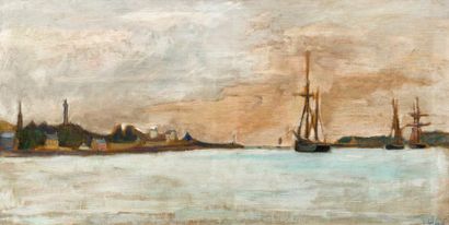 Jean PUY (1876-1960)
Vue de Benodet Huile...