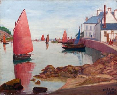 René QUILLIVIC (1879-1969)
Douarnenez, 1928...