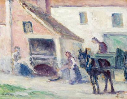Maximilien Luce (1858-1941)
Cour à Moisson,...
