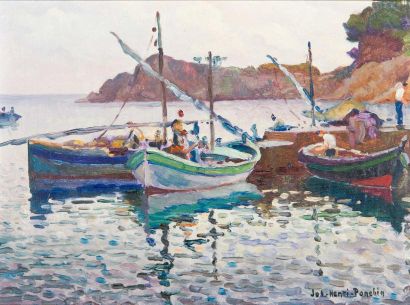 Jos Henri PONCHIN (1897-1981)
Petit port...