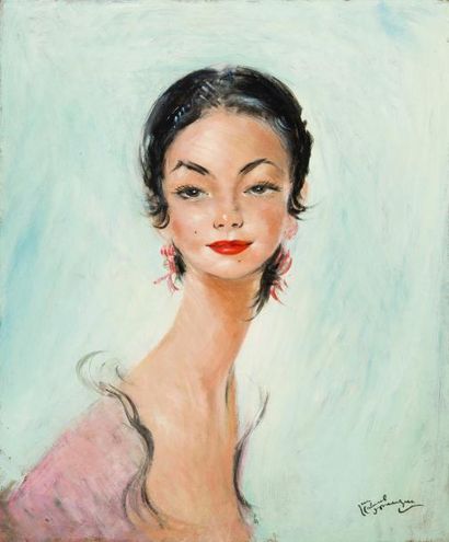 Jean Gabriel DOMERGUE (1889-1962)
Elégante...