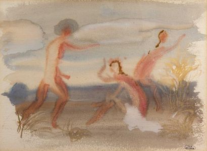 André DERAIN (1880-1954)
Les baigneuses Aquarelle...