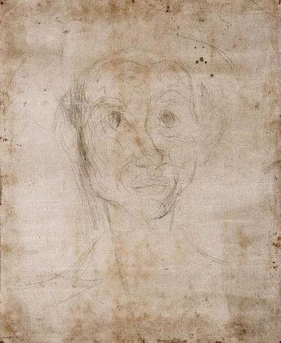 Chaïm SOUTINE (1894-1943)
Portrait d'homme...