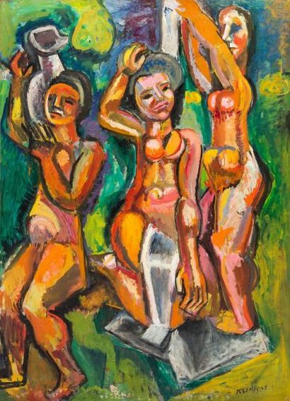 Pinchus KREMEGNE (1890-1981)
Femmes à la...