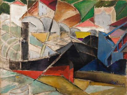 Marie VASSILIEFF (1884-1957)
Port d'Espagne,...
