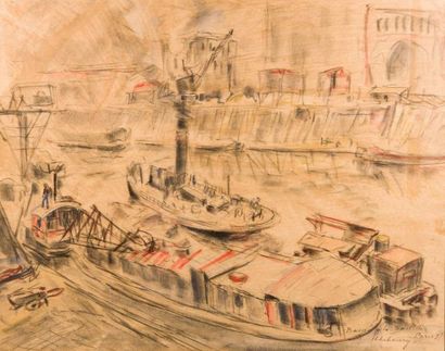 Albert Marie LEBOURG (1849-1928)
Bassin à...