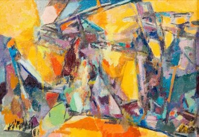 MACARIO VITALIS (1898-1990)
Port de plaisance...