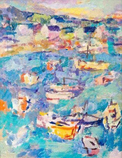 MACARIO VITALIS (1898-1990)
Paysage breton,...