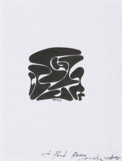 Augustin CARDENAS (1927-2001)
Sans titre,...