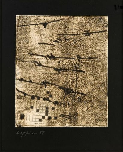 Jean LEPPIEN (1910-1991)
Composition, 1958...