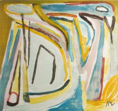 Bram VAN VELDE (1895-1981)
Composition Lithographie...