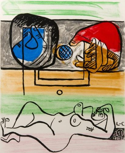 LE CORBUSIER (1887-1965)
Nu allongé Eau forte...