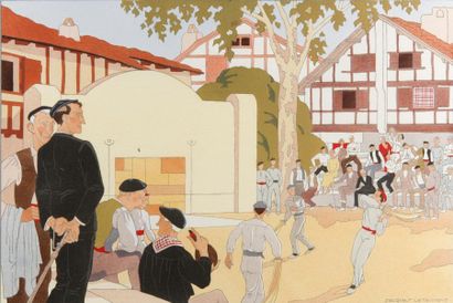 Jacques LE TANNEUR (1887-1935)
La pelote...