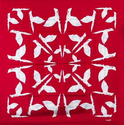 René MAGRITTE (1998-1967)
Foulard en soie...