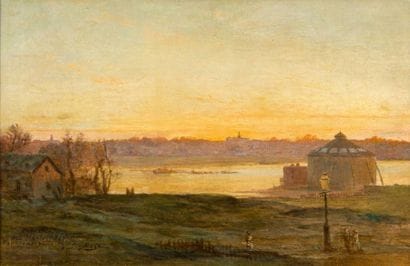Salvator MEGE (XIX-XX)
New York from the...