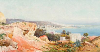 Maxime NOIRE (1861-1932)
Vue d'Alger Huile...