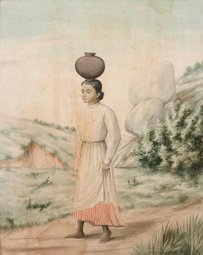 Joseph RAZAFINTSEHENO (XX)
La porteuse d'eau...