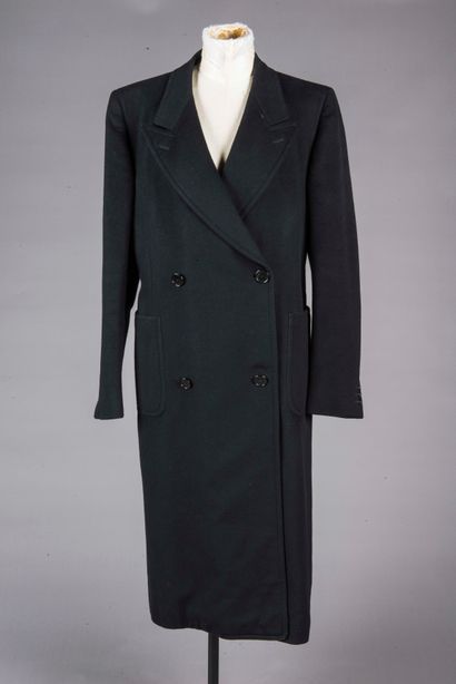 CERRUTI 1881 
Manteau croisé en lainé et...