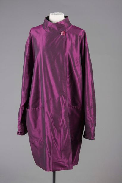 CELINE 
Manteau imperméable en toile de coton...