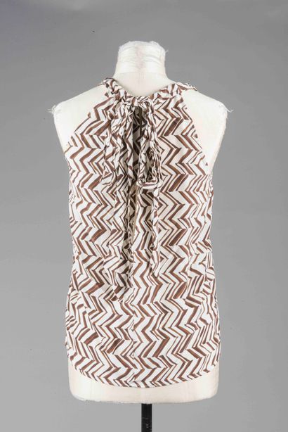 MARNI pour H&M, 2011
Top sans manche en soie...