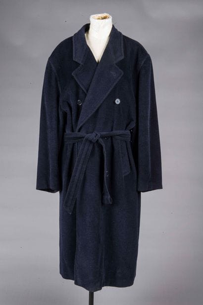 HUGO BOSS 
Trench croisé en laine et synthétique...