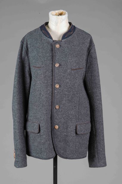 BOGNER 
Veste autrichienne en laine grise,...