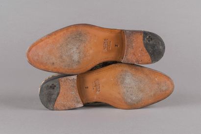FRATELLI BORGIELLI 
Mocassins en python....