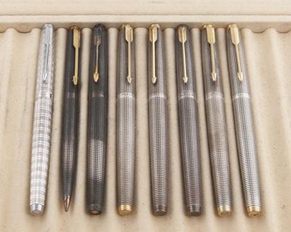 Lot de stylos plume PARKER 75 comprenant:...