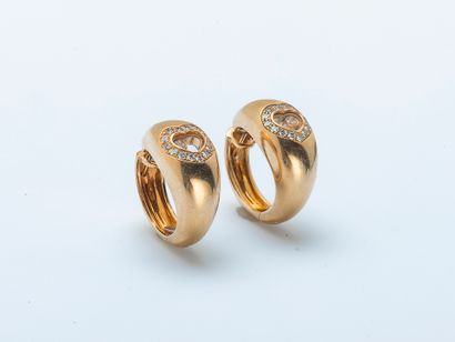CHOPARD
Paire de créoles 
