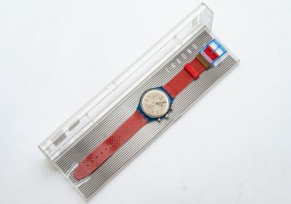 SWATCH
1992
Chronograph, model JFK SCN 103.
Quartz...
