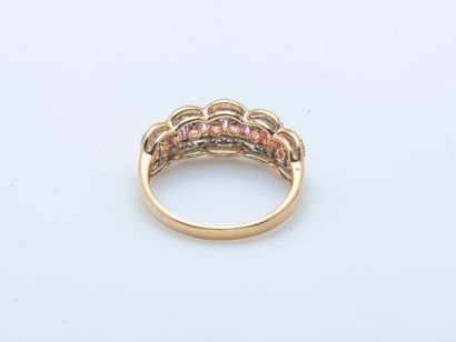 Bague bandeau en or jaune 18 carats (750...