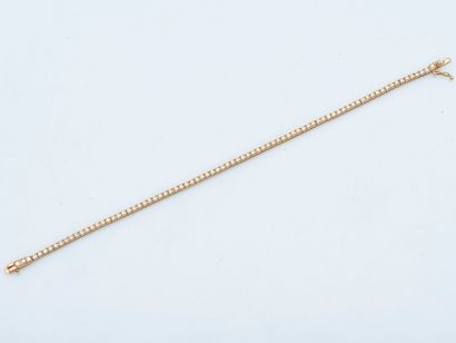 Bracelet ligne en or jaune 18 carats (750...