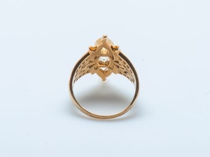 Bague duchesse en or jaune 18 carats (750...