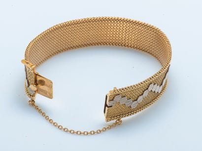 Bracelet ruban en or jaune 18 carats (750...