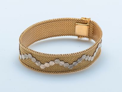 Bracelet ruban en or jaune 18 carats (750...
