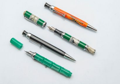 MONTEVERDE
Lot comprenant : 
-un stylo plume...