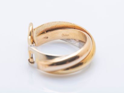 CARTIER
Pair of 18K (750 ‰) yellow gold,...