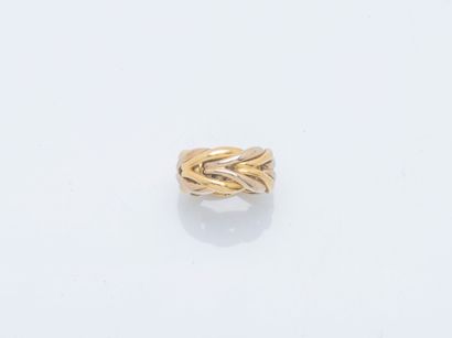 CHRISTOFLE
Bague en or jaune et en or gris...