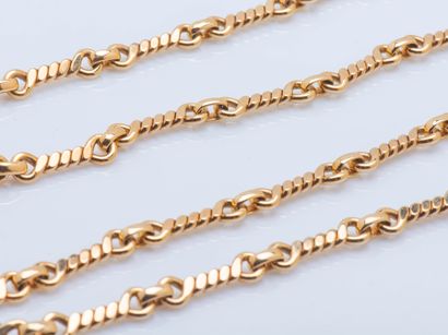 Georges LENFANT
Sautoir in 18K yellow gold...