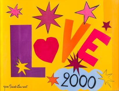 YVES SAINT LAURENT
Affiche Love 2000
Dim.:...