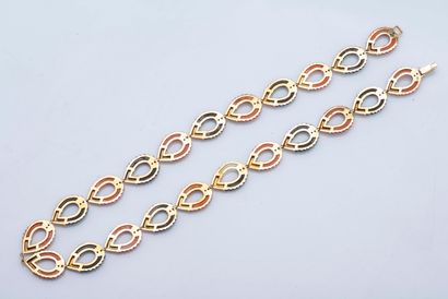 Sautoir in 18K yellow gold (750 ‰) composed...