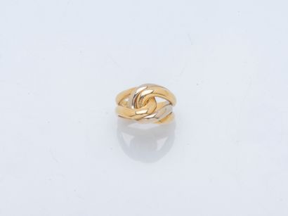 CHRISTOFLE
Bague en or jaune et en or gris...