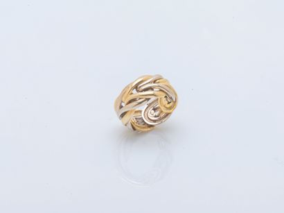 CHRISTOFLE
Bague en or jaune et en or gris...