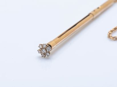 Sautoir in 14K yellow gold (585 ‰), consisting...
