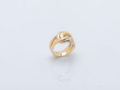 CHRISTOFLE
Bague en or jaune et en or gris...
